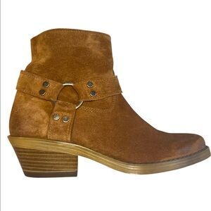 275 Central Intro Boot Western Cowgirl Harness Bootie Chestnut Size EU 38